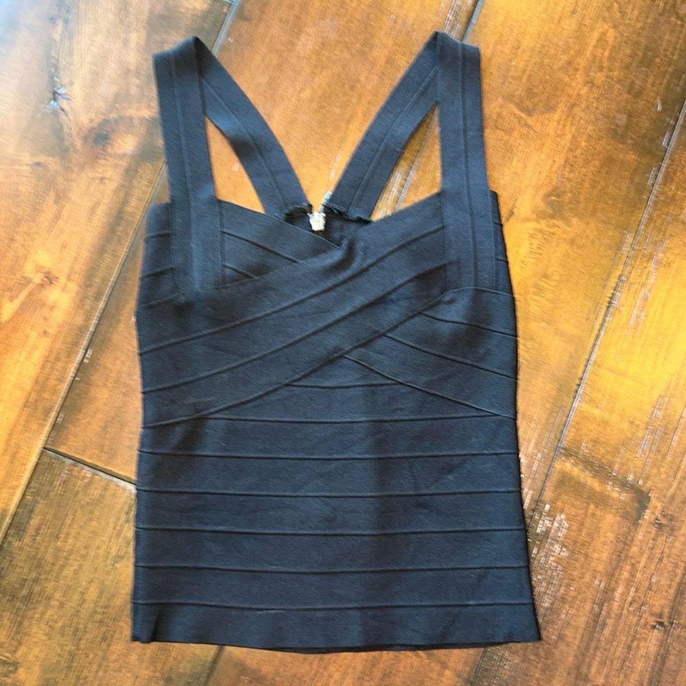 NWOT- Black Zip Up Top